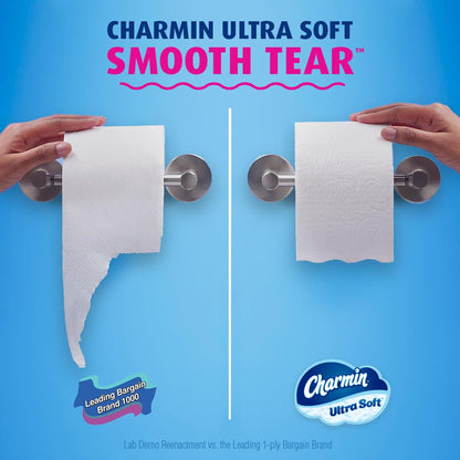 Charmin Ultra Soft Toilet Paper 18 Super Mega Rolls = 108 Regular Rolls-UPStoxs