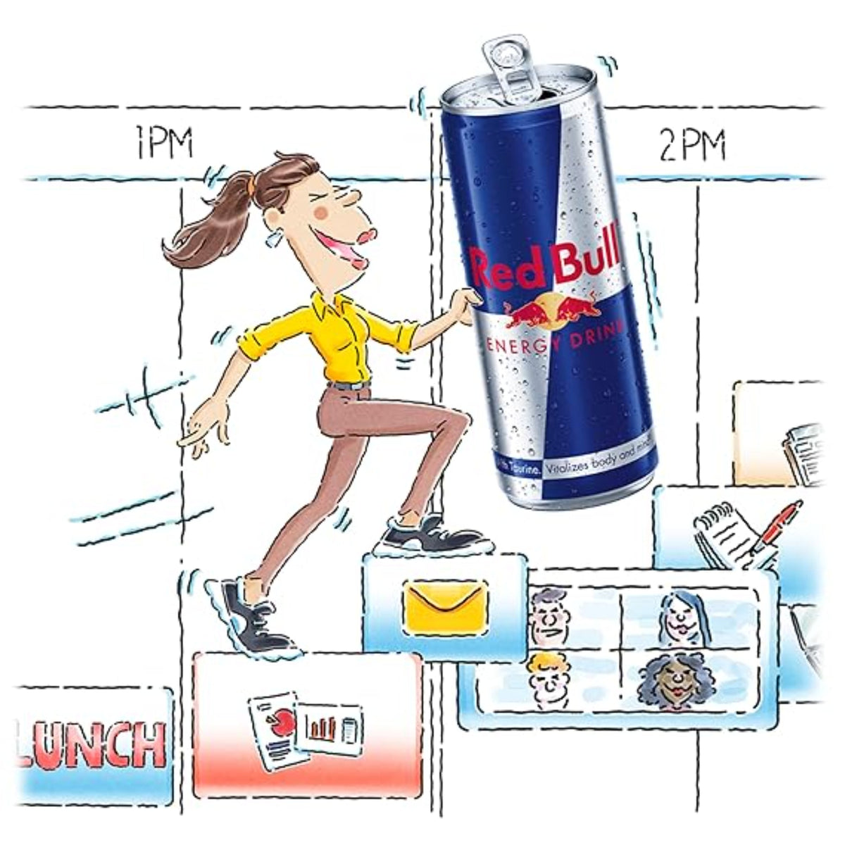 Red Bull Energy Drink with 80mg Caffeine plus Taurine & B Vitamins, 8.4 Fl Oz, 6 Packs of 4 Cans (Pack of 24)