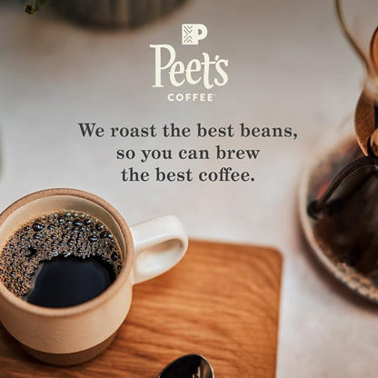 Peet's Coffee, Dark Roast Single Serve Coffee Pods - Major Dickason's Blend 75 Count (1 Box of 75 Pods)